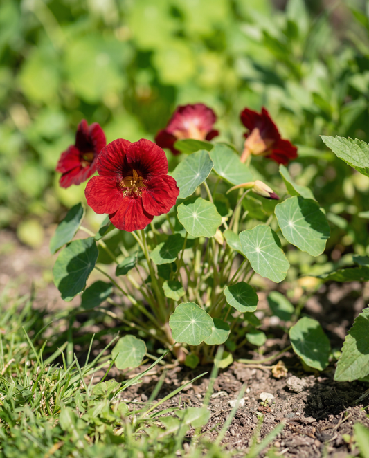 Nasturzio Empress Of India (Tropaeolum majus) – semi annuali da SeedsChoice