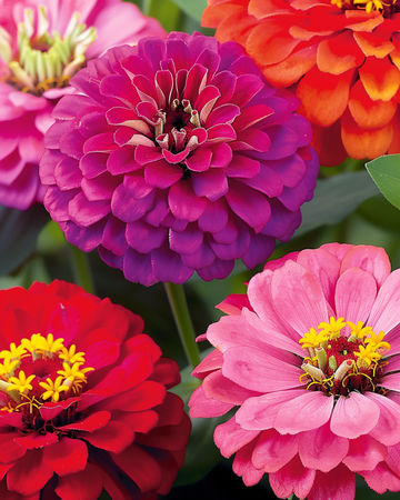 Semi Dahlia Flowered (Zinnia elegans) – fiore annuale