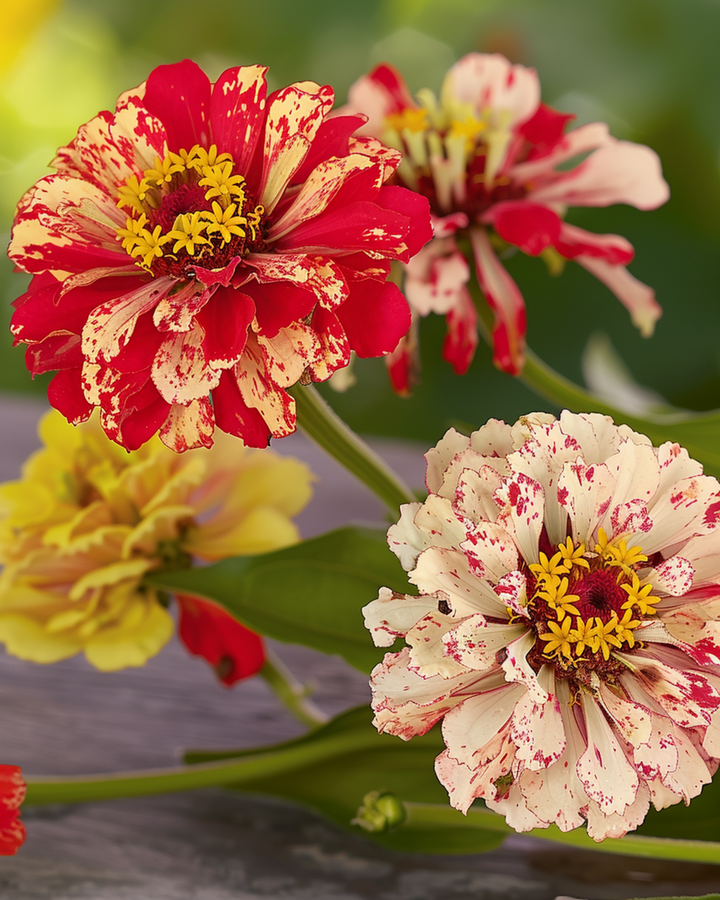 Semi Peppermint Stick (Zinnia elegans) – annuale