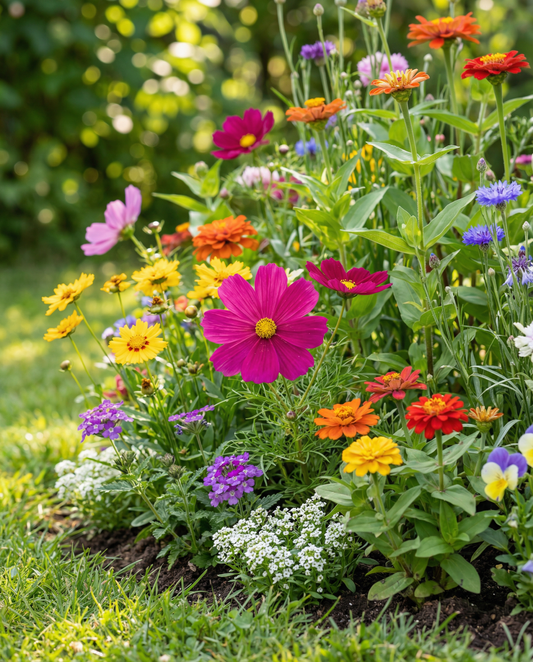 Summerflowers Mix 20 To 80 Cm Height – semi di fiori annuali da SeedsChoice