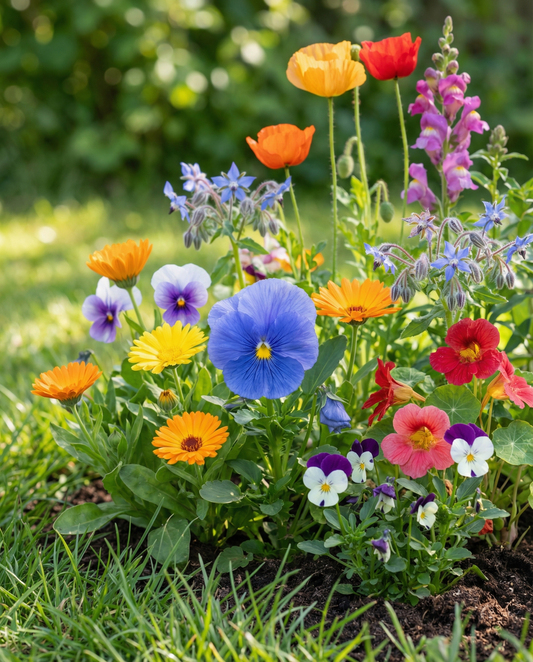 Miscuglio per piatti e decorazione – semi di fiori annuali edibili da SeedsChoice