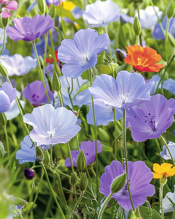 Wildflower Mix 5 G Pack seeds (Linum usitatissimum) – annual flower