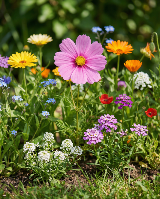 Miscuglio bassa crescita per api – semi di fiori annuali da SeedsChoice
