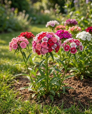Semi di garofano dei poeti Mixed Colors (Dianthus barbatus) – mix biennale da SeedsChoice