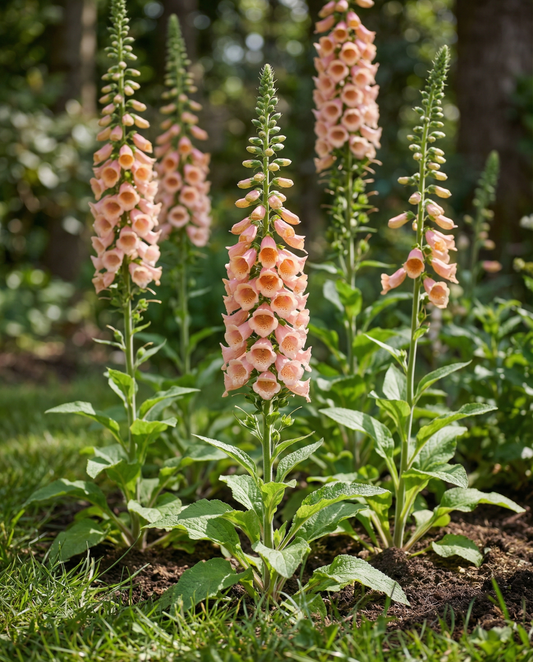 Apricot Beauty (Digitalis purpurea) – biennial flower seeds from SeedsChoice