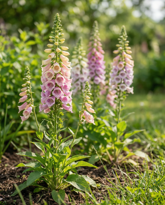 Colori misti 140 cm Horti Tops (Digitalis purpurea) – semi di fiori biennali da SeedsChoice