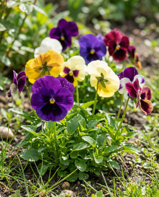 Viola del pensiero Aalsmeer Giants Mixed (Viola wittrockiana) – semi di fiore biennale da SeedsChoice