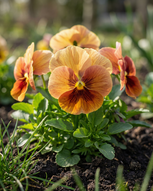 Viola del pensiero Evening Sun (Viola wittrockiana) – semi di fiore biennale da SeedsChoice