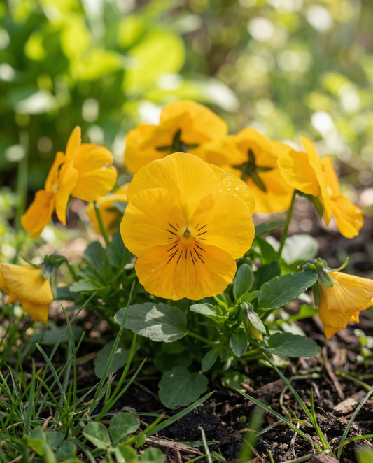 Viola del pensiero Coronation Gold (Viola wittrockiana) – semi di fiore biennale da SeedsChoice
