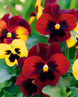 Pansy Red Wing Seeds Viola Wittrockiana Biennial