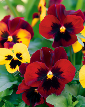 Semi di viola del pensiero Red Wing (Viola wittrockiana) – fiore biennale