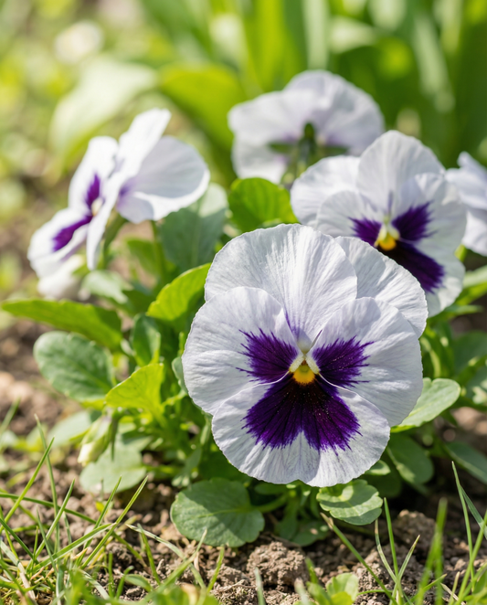 Viola del pensiero Silverbride (Viola wittrockiana) – semi di fiore biennale da SeedsChoice