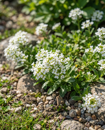 Rock Cress Snowball (Arabis alpina) – semi di piante perenni da SeedsChoice