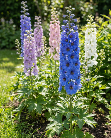 Speronella Giant Pacific (Delphinium cultorum) – semi per miscuglio di perenni da SeedsChoice