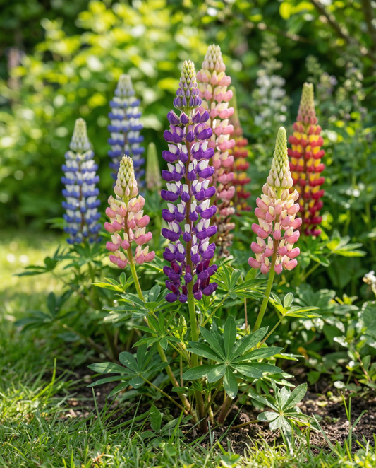 Lupino Russell Hybrids Mixed (Lupinus polyphyllus) – semi di fiori perenni da SeedsChoice