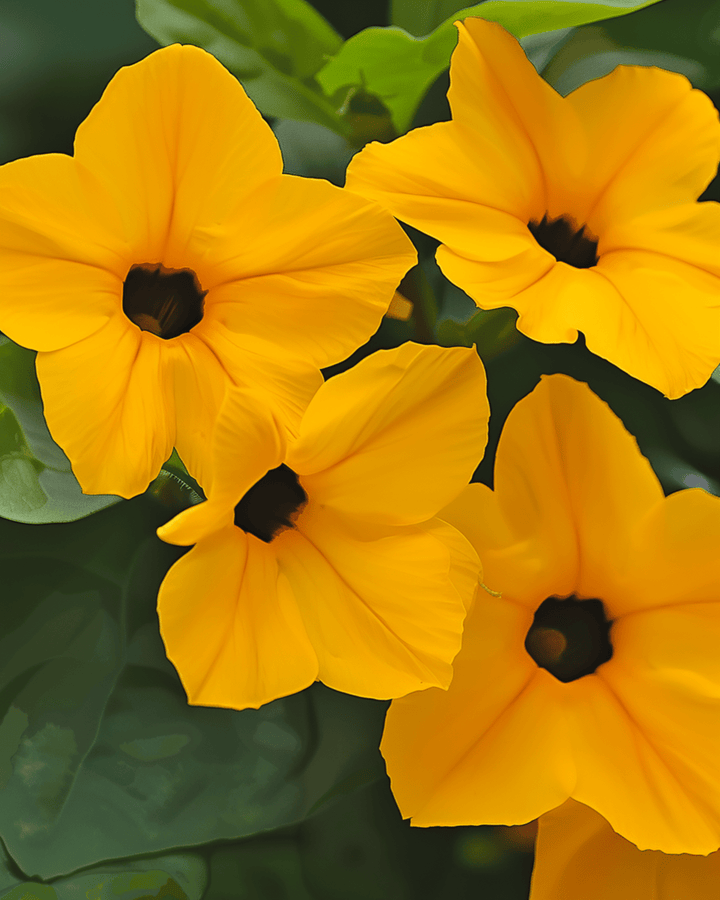 Semi di Black Eyed Susan Climber (Thunbergia alata) – rampicante perenne