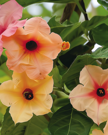 Black Eyed Susan African Sunset seeds (Thunbergia alata) – perennial mix