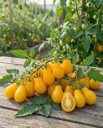 Pomodoro ciliegino giallo a pera (Solanum lycopersicum) – semi di ortaggi annuali da SeedsChoice