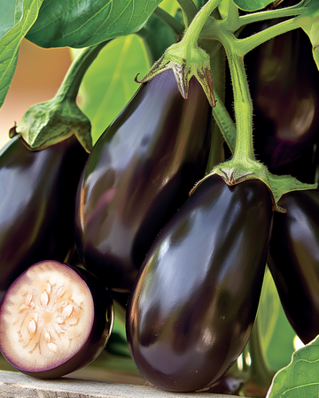 Semi di mini melanzana Patio Baby F1 (Solanum melongena) – ortaggio annuale