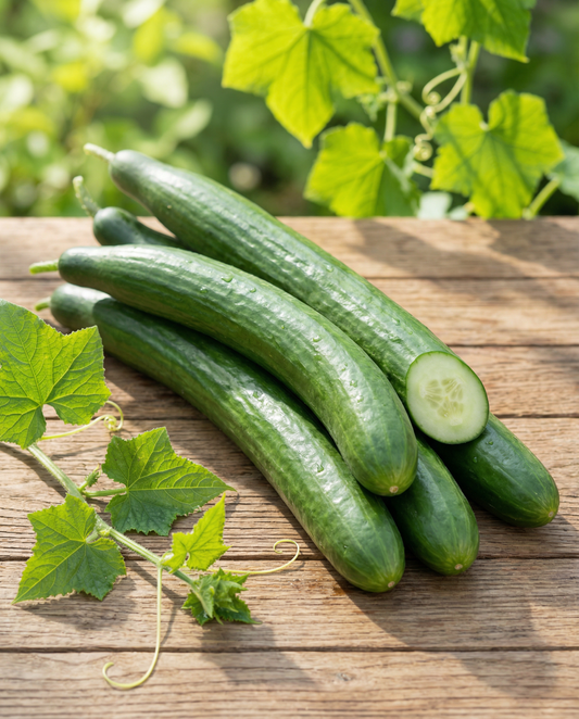Cucumber Chinese Slangen (Cucumis sativus) – annual vegetable seeds from SeedsChoice