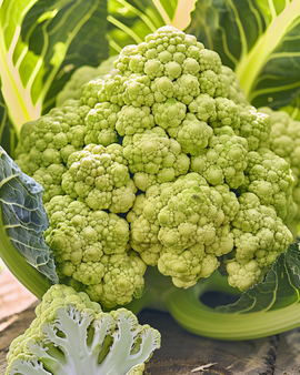 Semi di cavolfiore verde Brassica Oleracea annuale White Gold F1