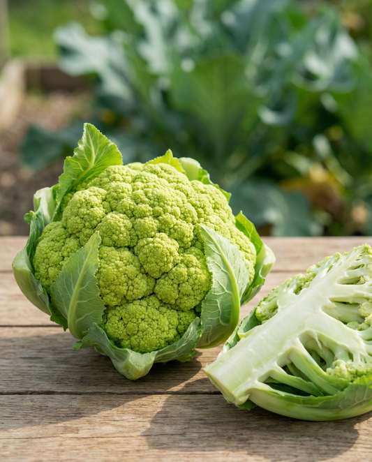 Cavolfiore verde White Gold F1 (Brassica oleracea) – semi da orto annuali da SeedsChoice
