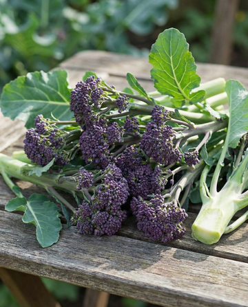 Broccolo viola germogliante estivo (Brassica oleracea) – semi da germoglio annuali da SeedsChoice