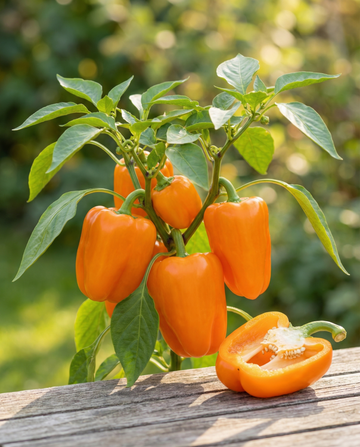 Peperone dolce Orange Horizon (Capsicum annuum) – semi di ortaggi annuali da SeedsChoice
