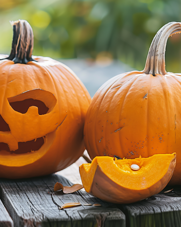 Halloween Pumpkin Jack O Lantern seeds (Cucurbita pepo) – annual vegetable