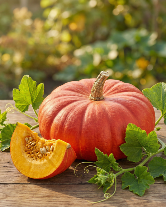 Zucca Rouge Vif D'etampes (Cucurbita maxima) – semi di ortaggi annuali da SeedsChoice