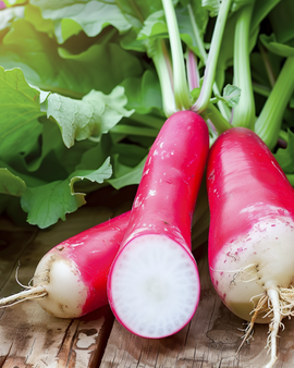 Radish French Breakfast Long Red Seeds Raphanus Sativus Annual Variety