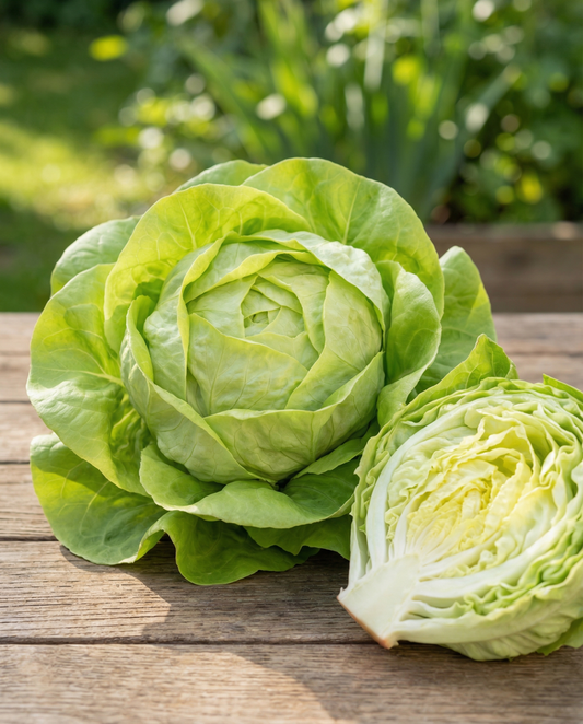 Lattuga a cappuccio Grosse Blonde Paresseuse Heirloom (Lactuca sativa) – semi vegetali annuali da SeedsCh…