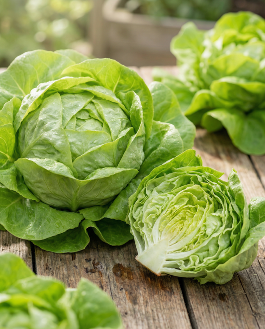Lattuga a cappuccio Rhénania (Lactuca sativa) – semi vegetali annuali da SeedsChoice