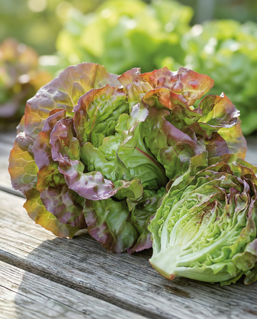 Lattuga Merveille Des Quatre Saisons (Lactuca sativa) – semi di ortaggi annuali da SeedsChoice