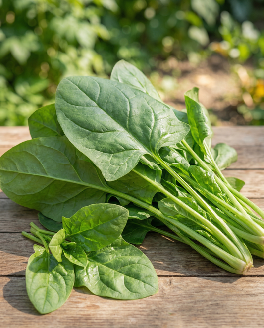 Spinach Amsterdams Reuzenblad 15g (Spinacia oleracea) – annual vegetable seeds from SeedsChoice