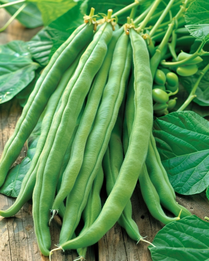 Semi di fagiolo rampicante Emergo Stringless 100g (Phaseolus coccineus) – verdura annuale