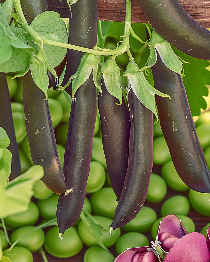 Peas Ezethas Krombek Blauwschok seeds (Pisum sativum) – annual vegetable