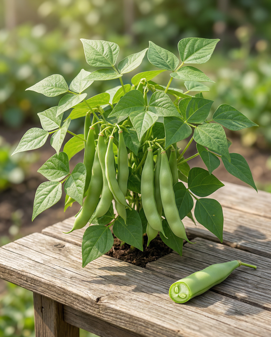Semi di fagiolo nano Record Green Pods (Phaseolus vulgaris) – ortaggio annuale da SeedsChoice