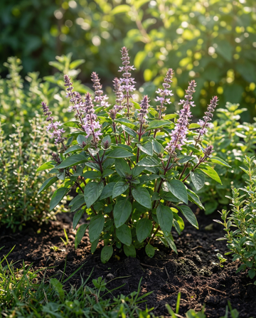 Semi di basilico cannella (Ocimum basilicum) – erba annuale biologica