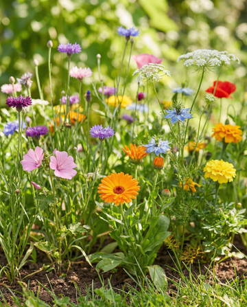 Miscuglio di fiori selvatici confezione da 2 g – semi di fiori annuali biologici da SeedsChoice