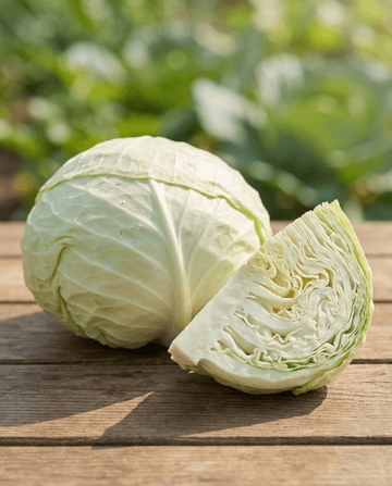 Flat White Cabbage Spring Salute F1 (Brassica oleracea) – annual vegetable seeds from SeedsChoice