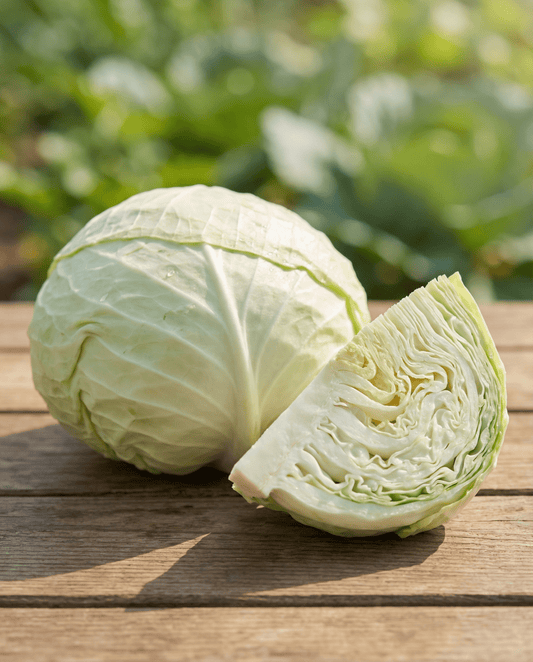 Cavolo cappuccio bianco piatto Spring Salute F1 (Brassica oleracea) – semi di ortaggi annuali da SeedsChoice