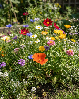 Summer Flowers Seed Mix Annual 25m2 Coverage 20 Varieties