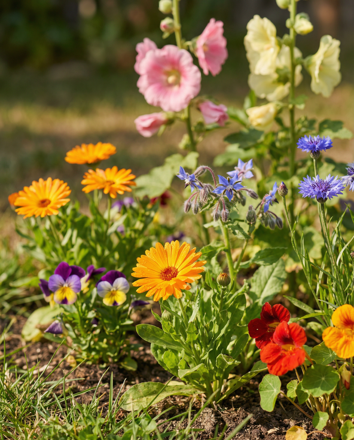Edible Mix 7 Varieties 15m2 Pack seeds – annual flower