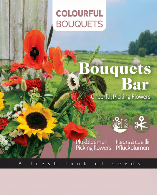Picking Colourful Mix Bouquet Bar – semi del kit di coltivazione annuale da SeedsChoice