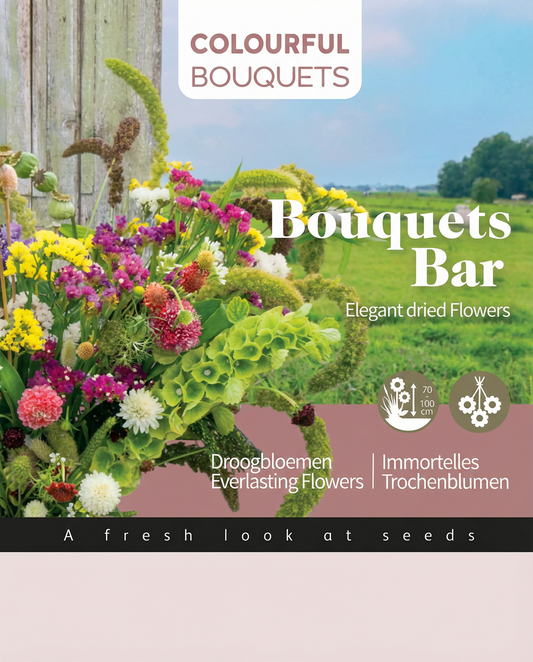 Semi di Everlasting Dried Bouquet Mix 70 To 100 Cm – fiori annuali da SeedsChoice
