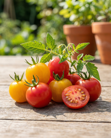 Semi di pomodoro ciliegino mini serra (Solanum lycopersicum) – kit di coltivazione