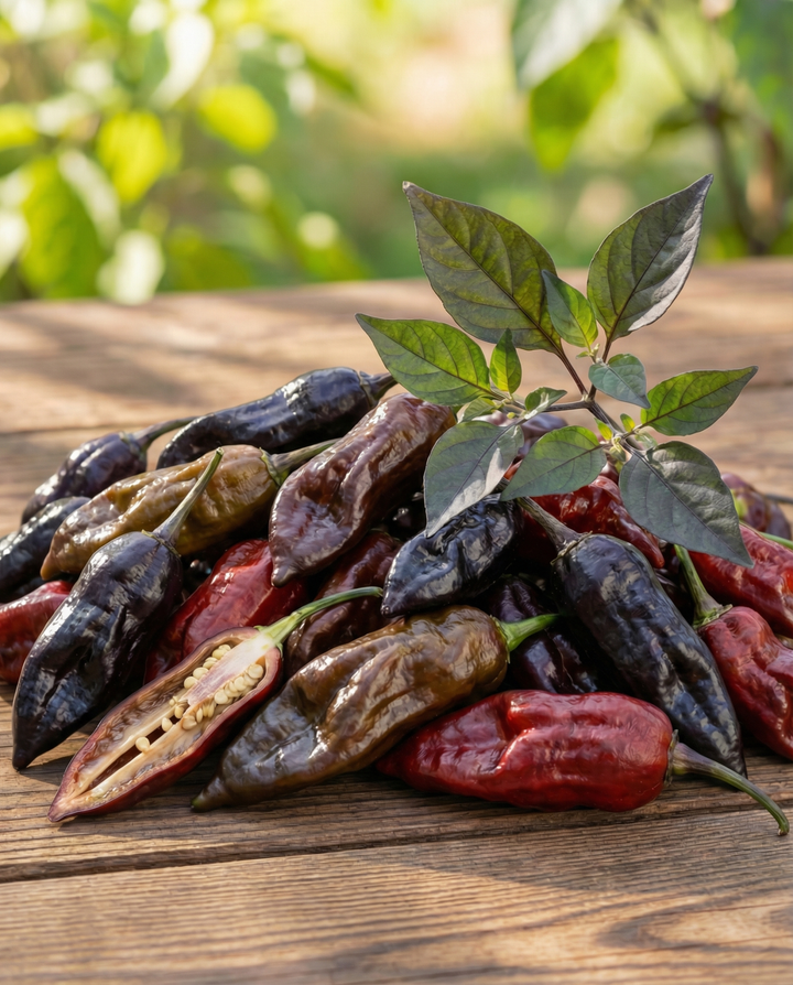 Semi di peperoncino Dorset Naga Nero (Capsicum chinense) – ortaggio annuale