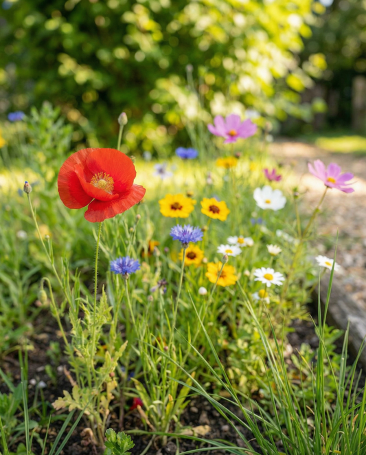 Roadside Wildflower Mix 25m2 Copertura – semi da fiore annuale di SeedsChoice
