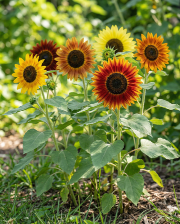 Girasole ornamentale Multicolor Mix (Helianthus annuus) – semi di fiori annuali da SeedsChoice